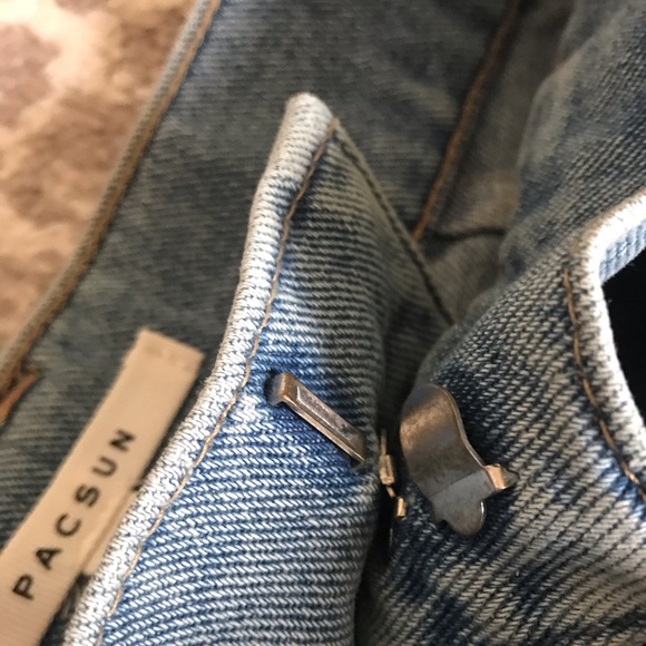 PacSun Cargo Belted Denim Skirt, NWT - Picture 10 of 15